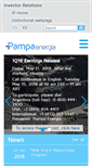 Mobile Screenshot of ir.pampaenergia.com